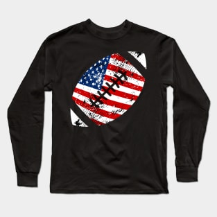 Rugby American Flag 4Th Of July Long Sleeve T-Shirt